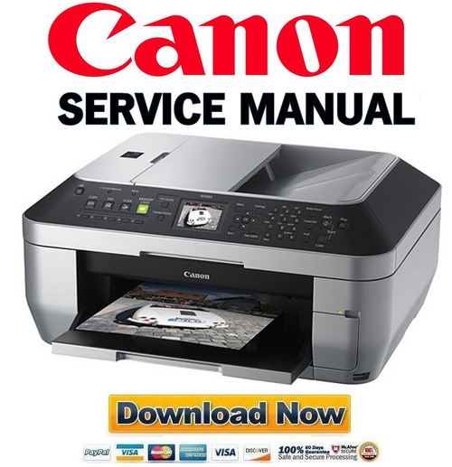 Canon Pixma MX860 Manual de Servicio - Descargar Técnicos